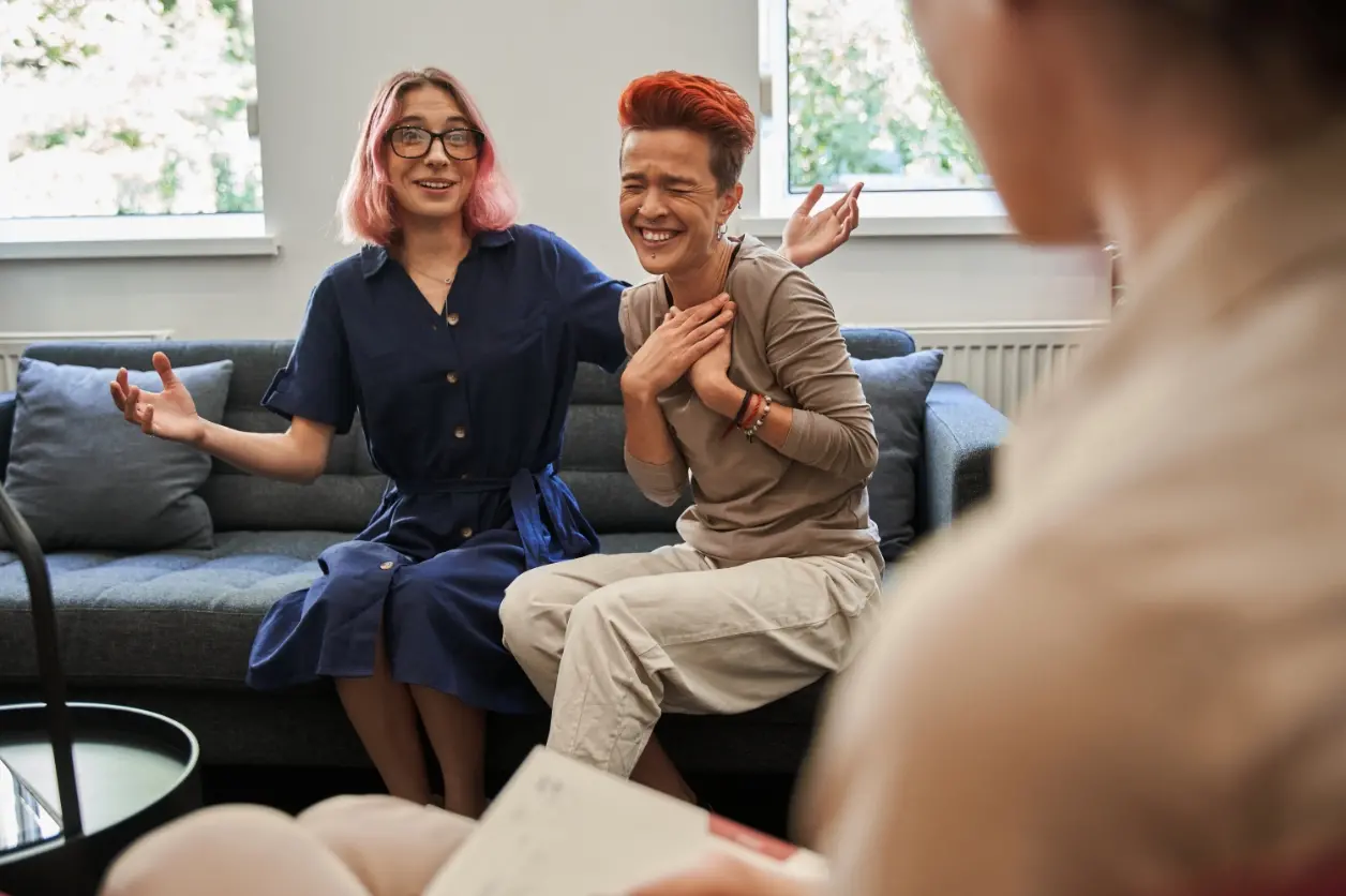 LGBTQ Couple in Therapy